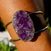 Gold Amethyst Bracelet (Peace and Psychic Ability)