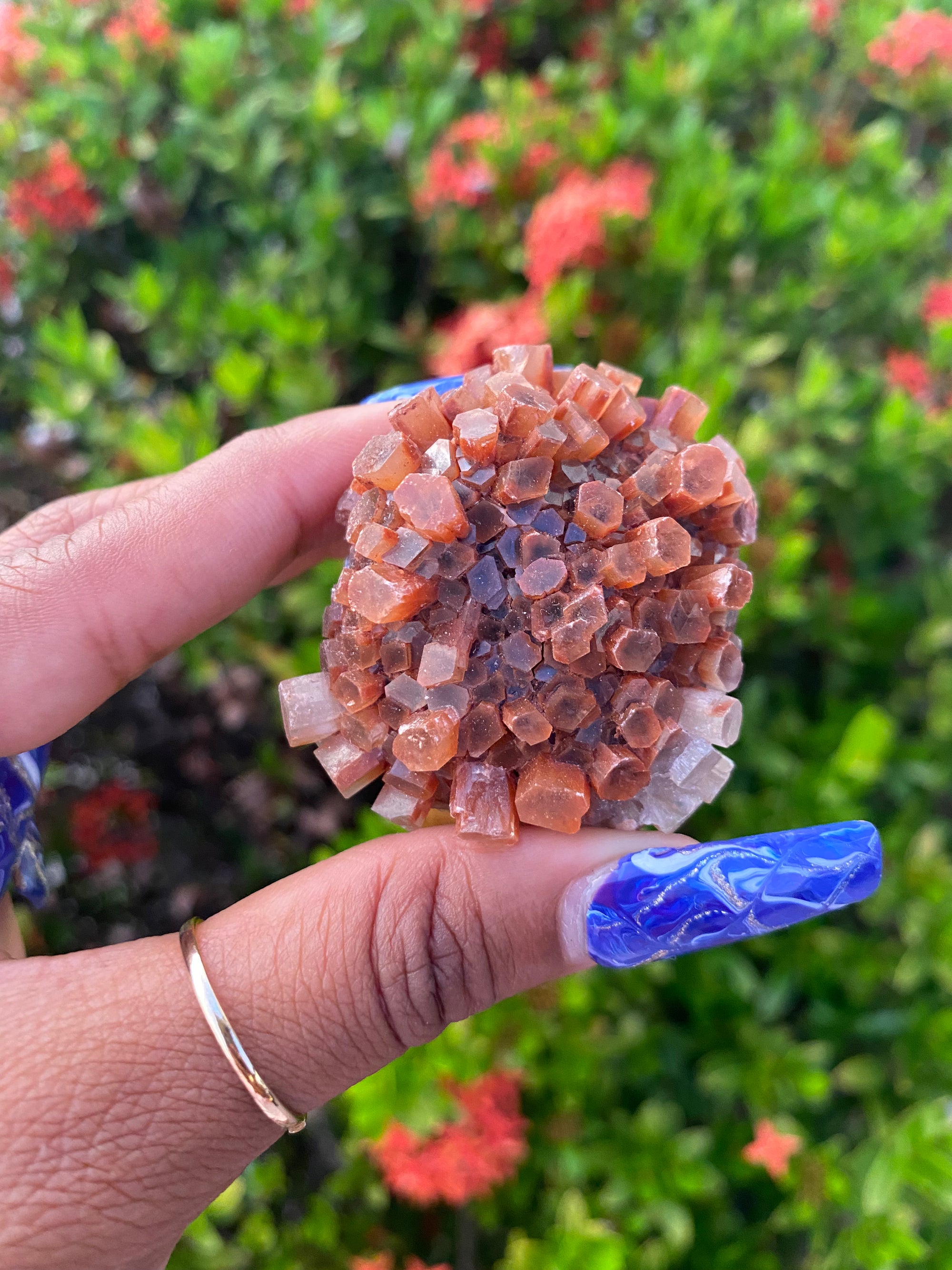 Orange Aragonite (CLARITY AND GROUNDEDNESS)